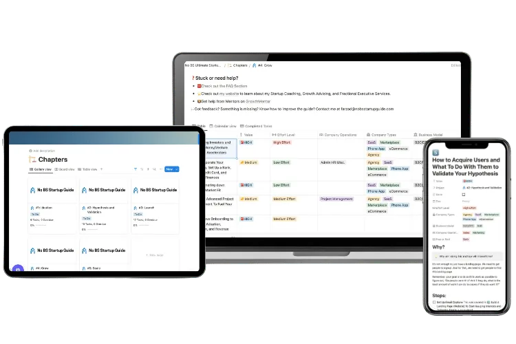 No BS Startup Guide
